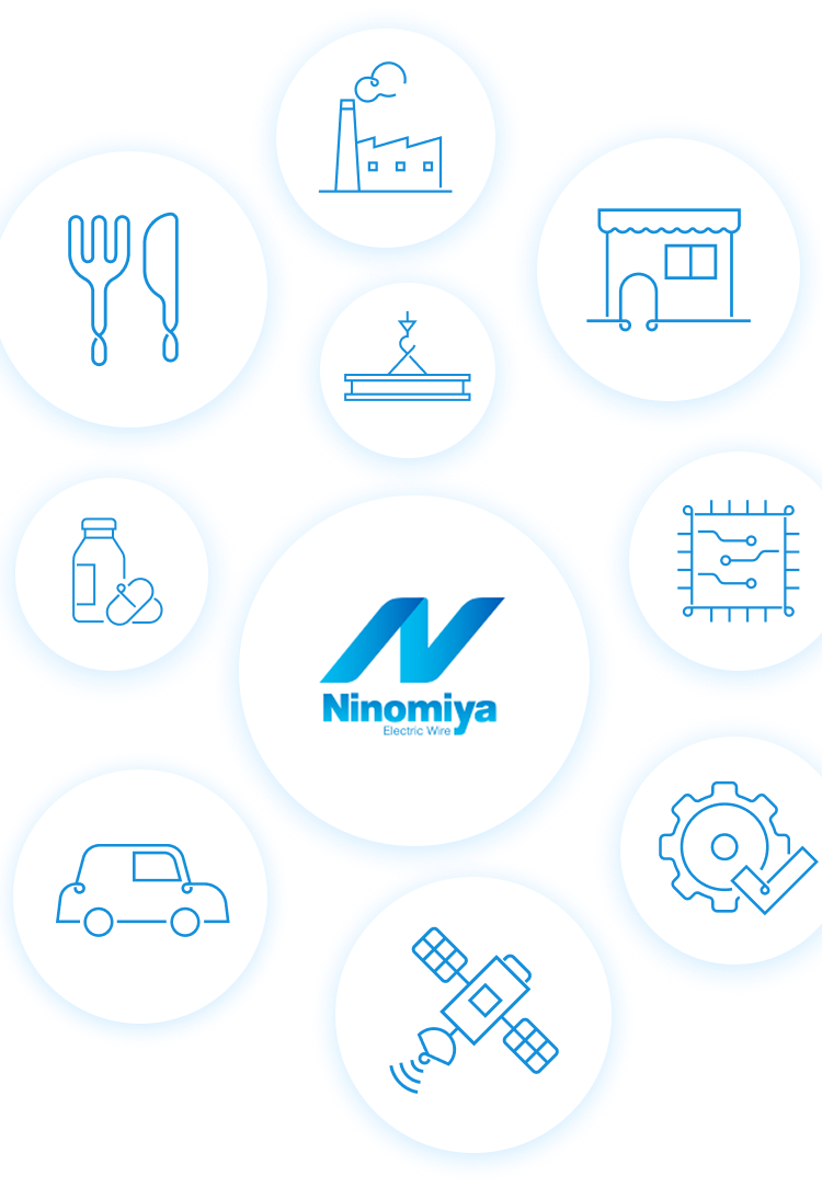 活躍分野：小売り・飲食業界、自動車業界、鉄鋼業界、半導体業界、電機業界、医療業界、航空宇宙業界